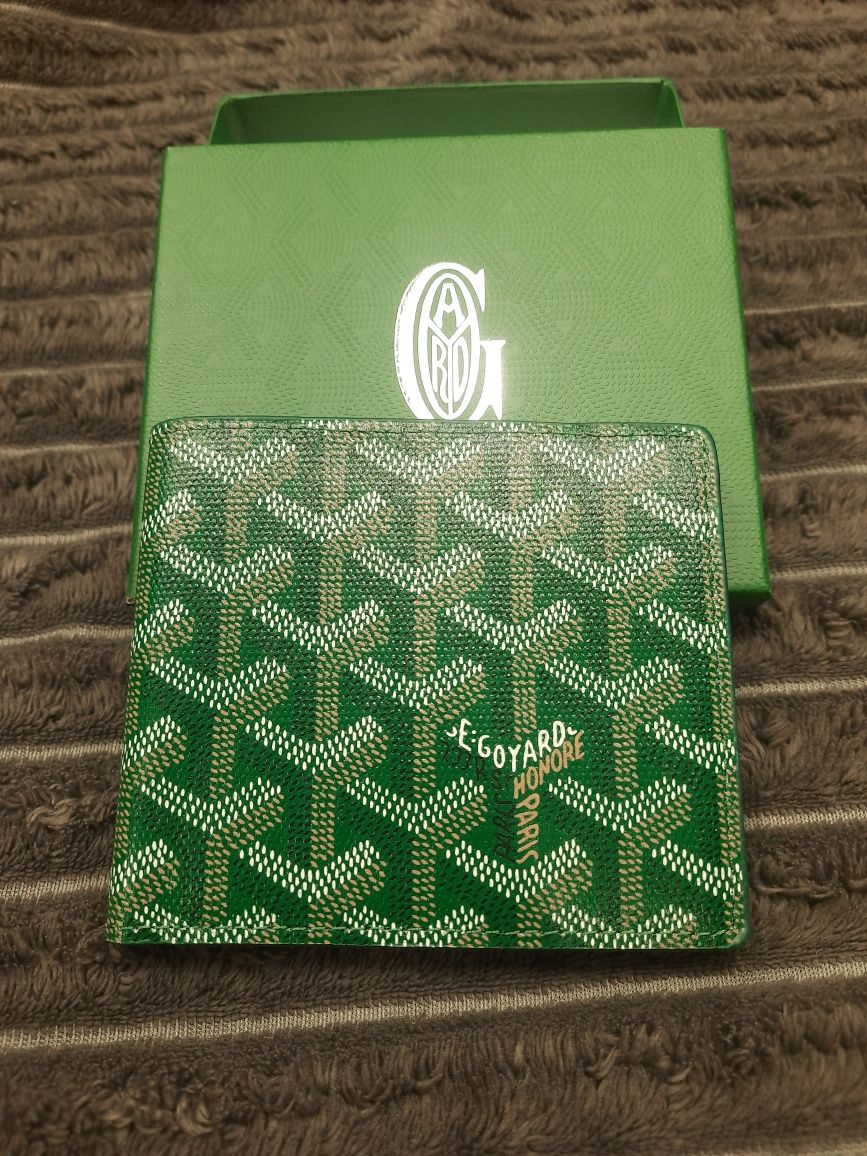 Гаманець Goyard зелений