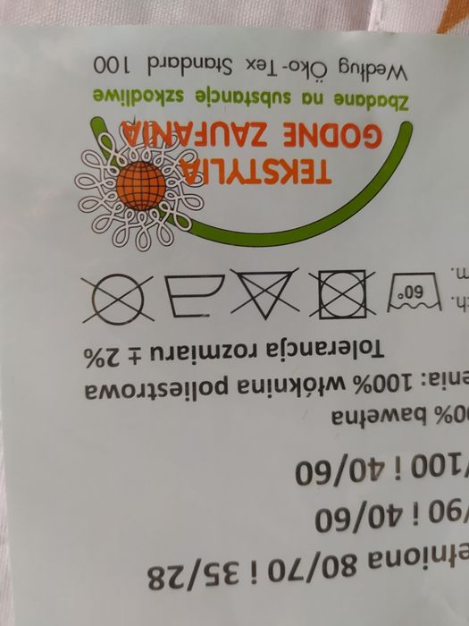 Nowy komplet pościeli do łóżeczka + otulacz + organizer