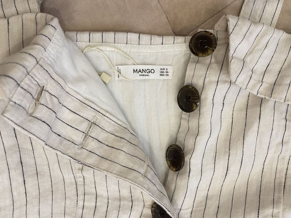 Лляний комбінезон Mango