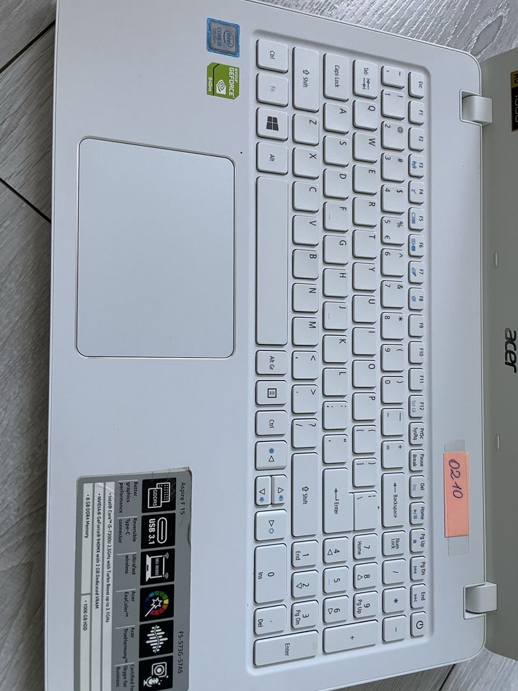 Laptop Acer aspire f5