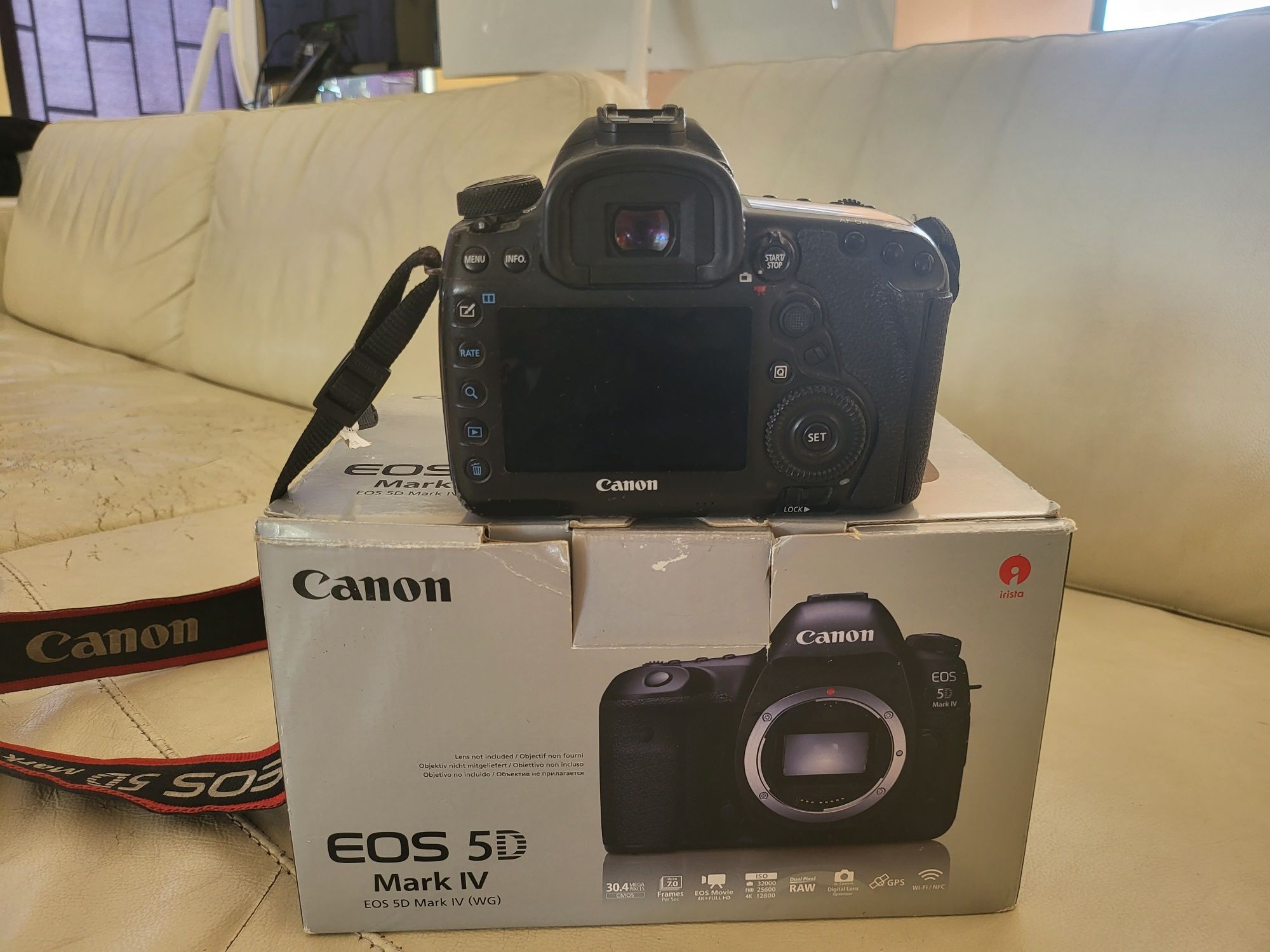 Canon 5d Mark iv (m4 mIV) c/caixa