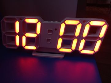 Zegar cyfrowy podświetlenie czerwone