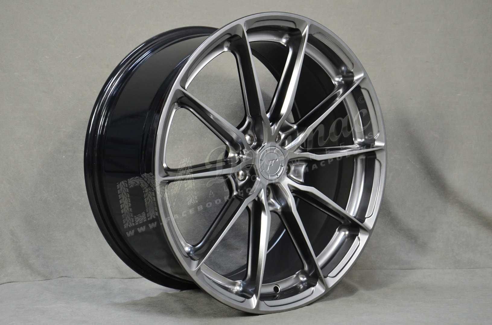 Felgi Japan Racing JR37 19" 8,5J ET40 + 8,5J ET42 5x108 Hyper Black