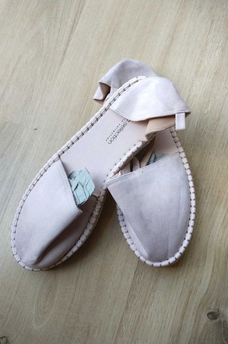 Różowe espadryle damskie