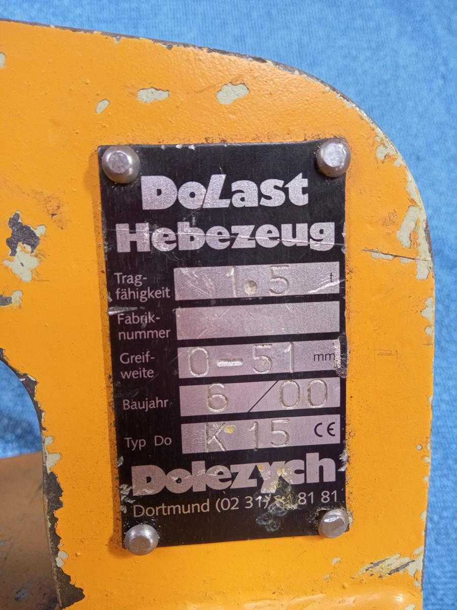 Uchwyt transportowy chwytak szczęki do blach 1,5t