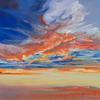 Obraz olejny "Zachód słońca 3" (likwidacja kolekcji)