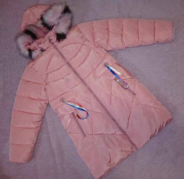 Зимняя куртка для девочки 12-13лет