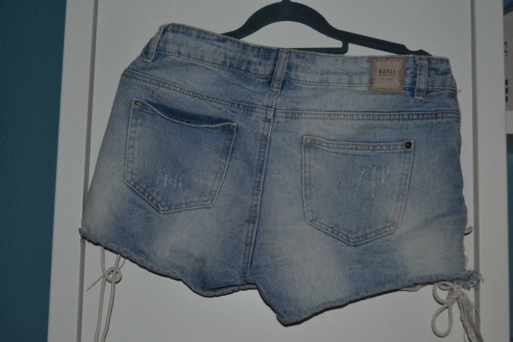 Krótkie spodenki szorty S 36 House jeans jeansowe