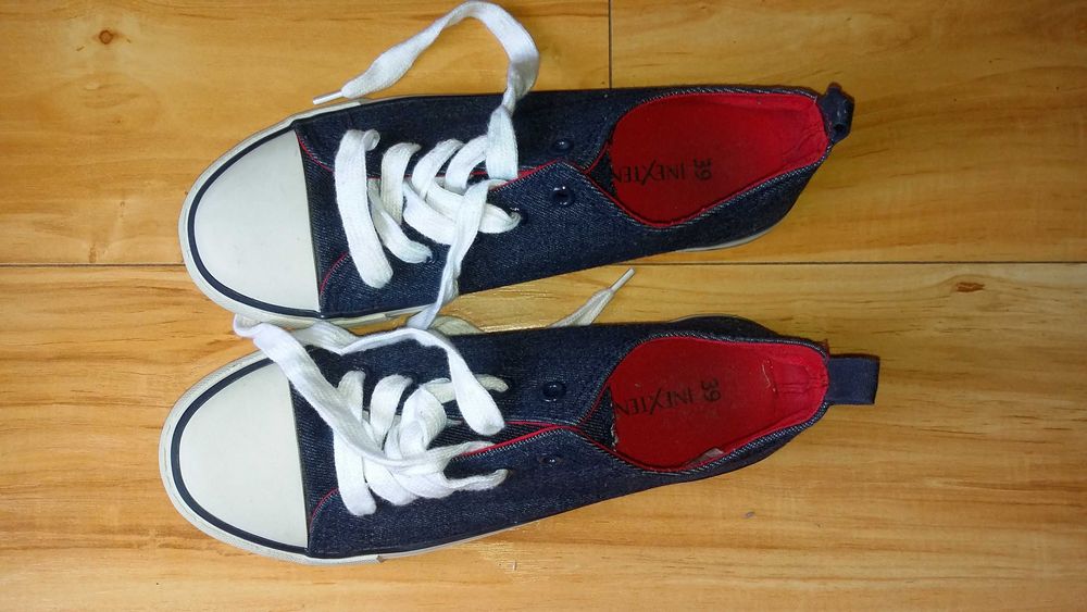 Trampki inextenso unisex r. 39 kolor jeansowy