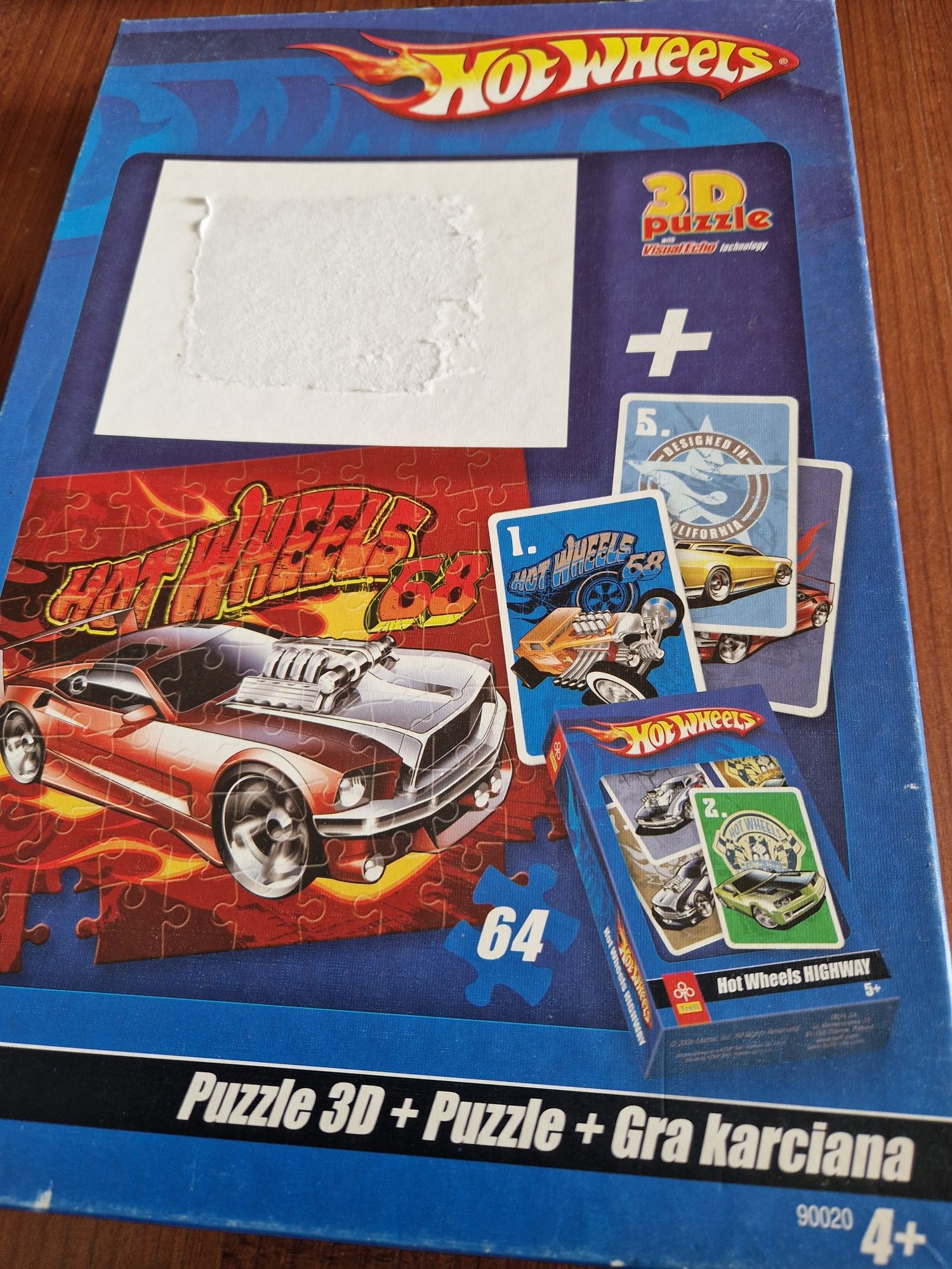 Puzzle +puzzle 3d Hot Wheels