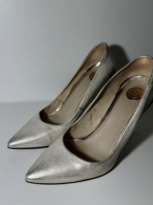 Шкіряні Туфлі-човники жіночі Giulio Santoro від Prest 35 розмір