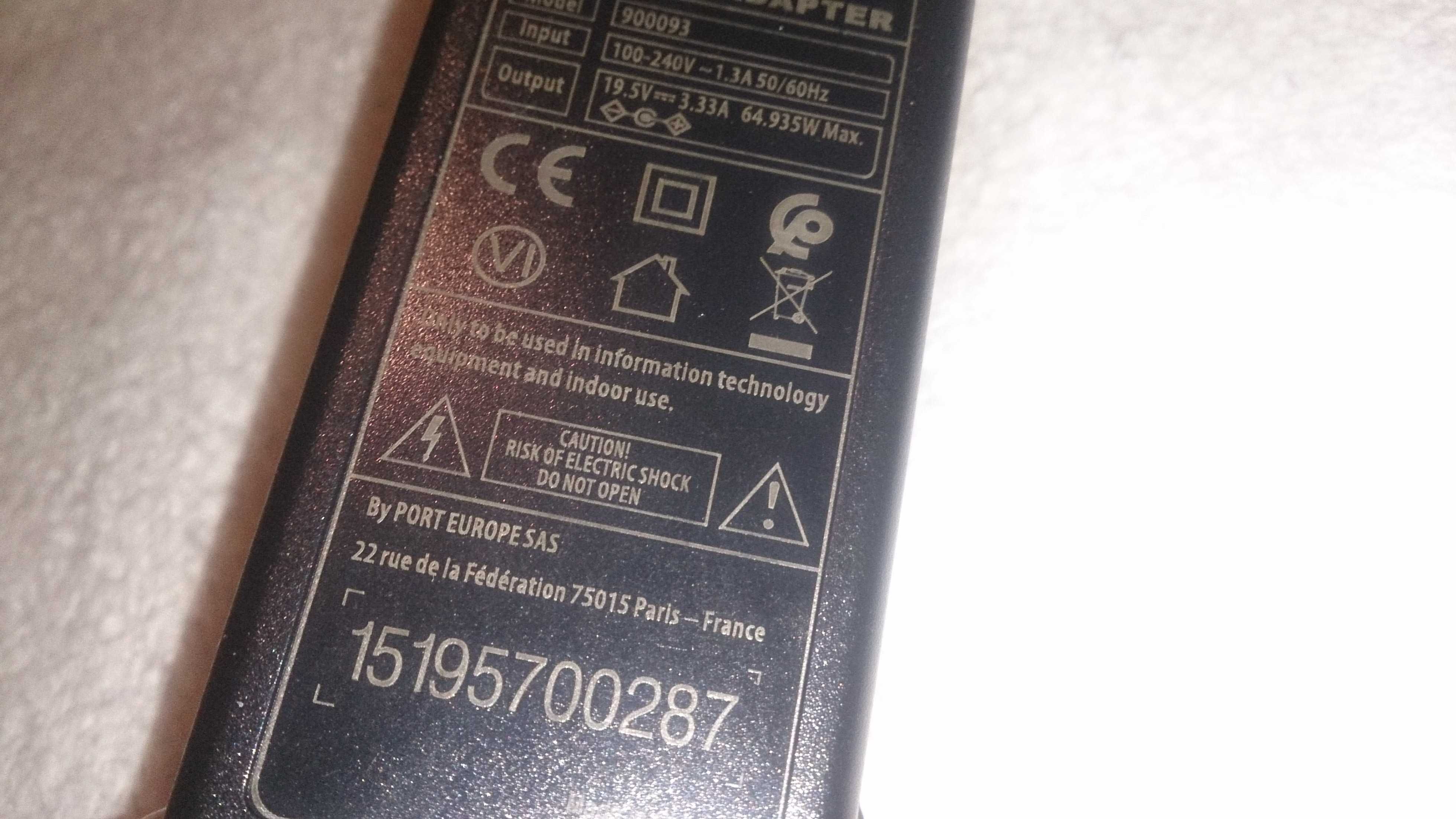 carregador port connect ac adapter 900093 (para computador)