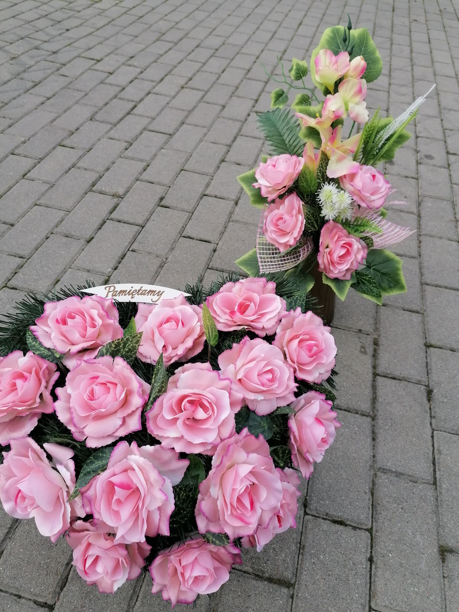 Zestaw z Sercem na grób na Wszystkich Świętych