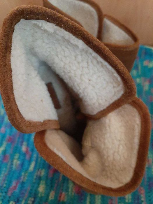 Замшевые ботильони на танкетке Bershka 36 р.