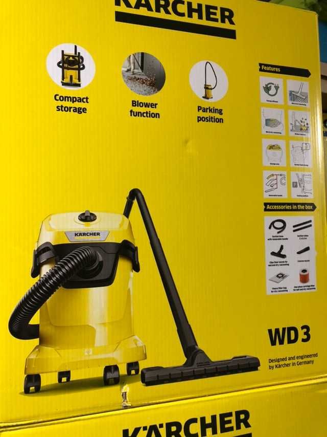 Новий  якісний пилосос Karcher wd3/wd4/wd5/wd6 пылесос керхер кершер