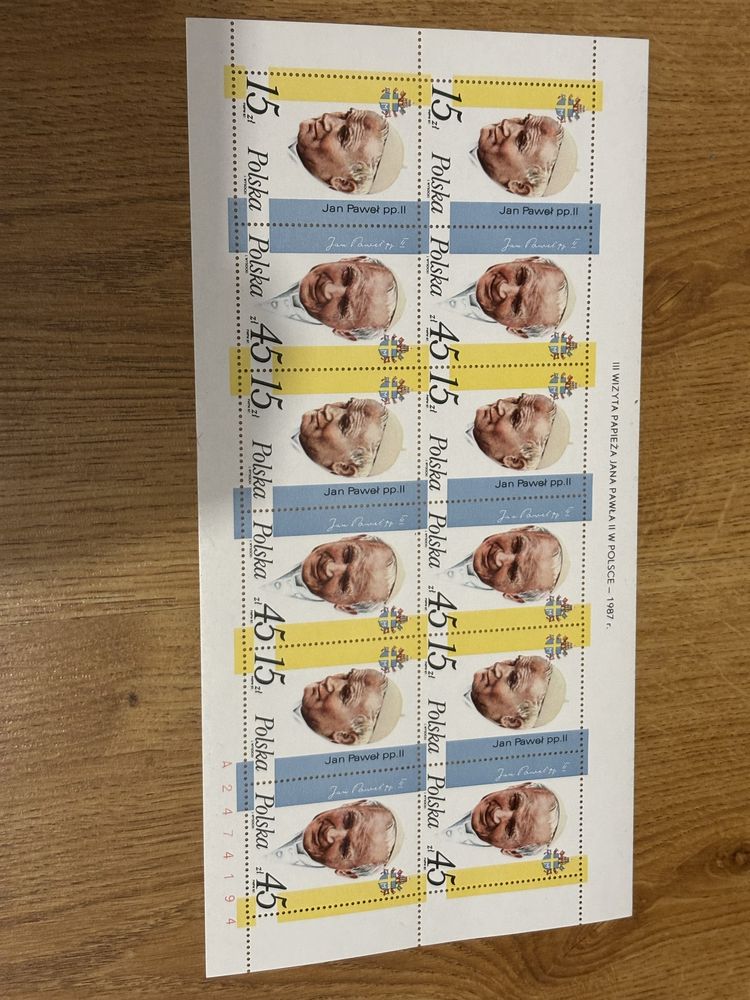 Znaczki Jan Paweł 2