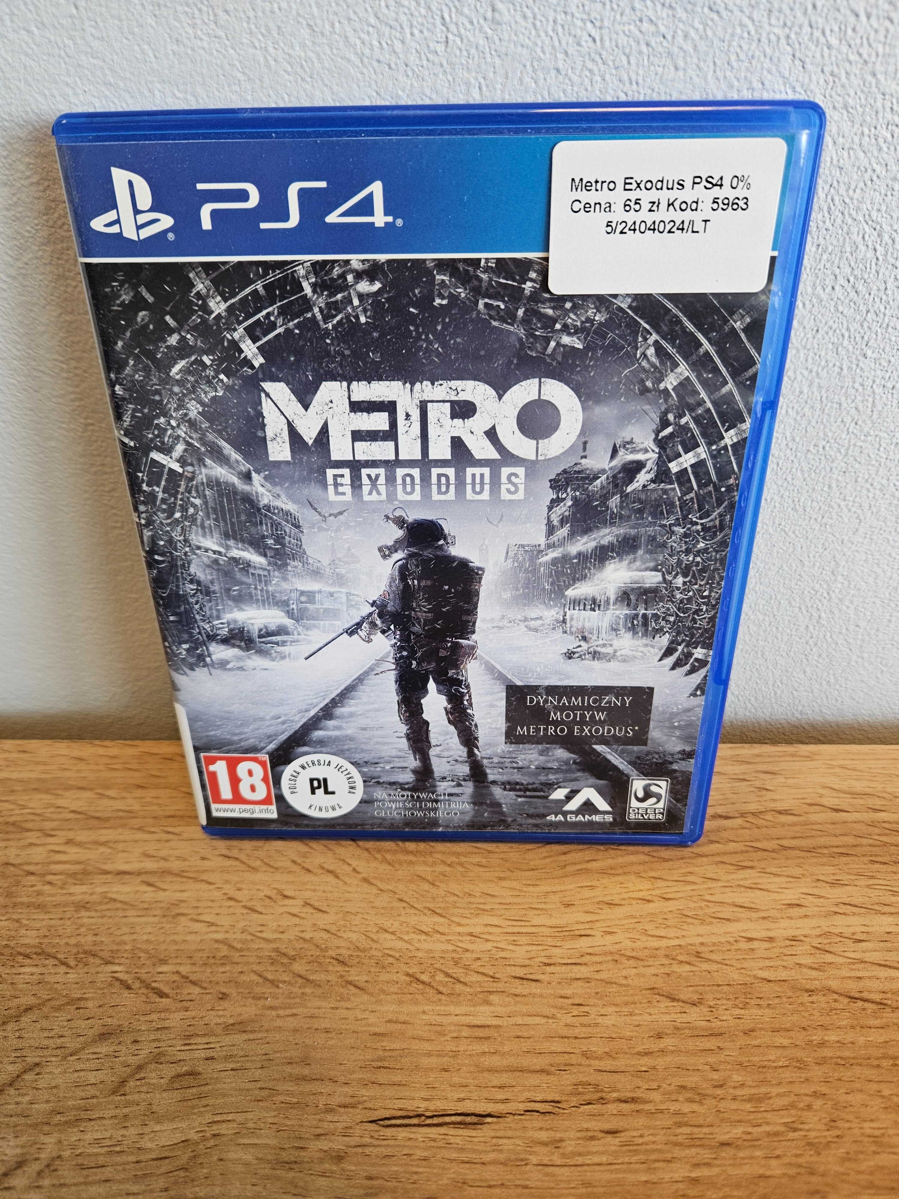 Metro Exodus PS4 - As Game & GSM