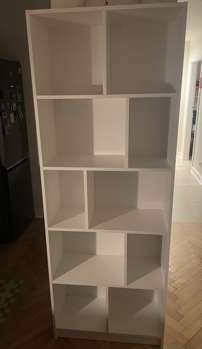 Regał MOSBJERG 10 półek biały