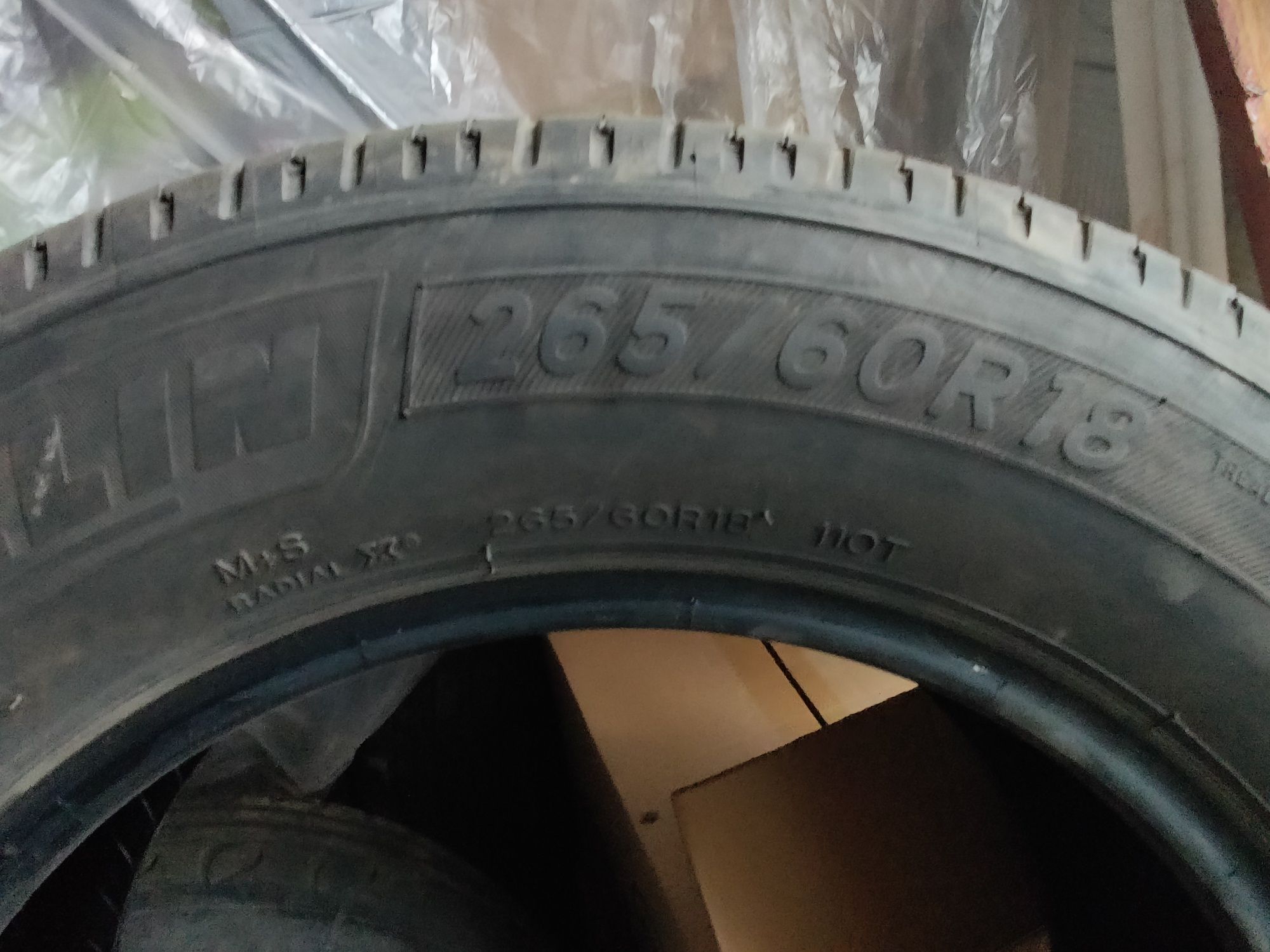 Всесезонні ШИНИ MICHELIN 265/60R18