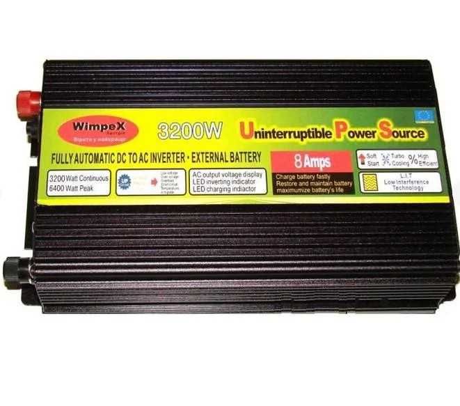 Инвертор Wimpex 3200W 12V/220V/USB