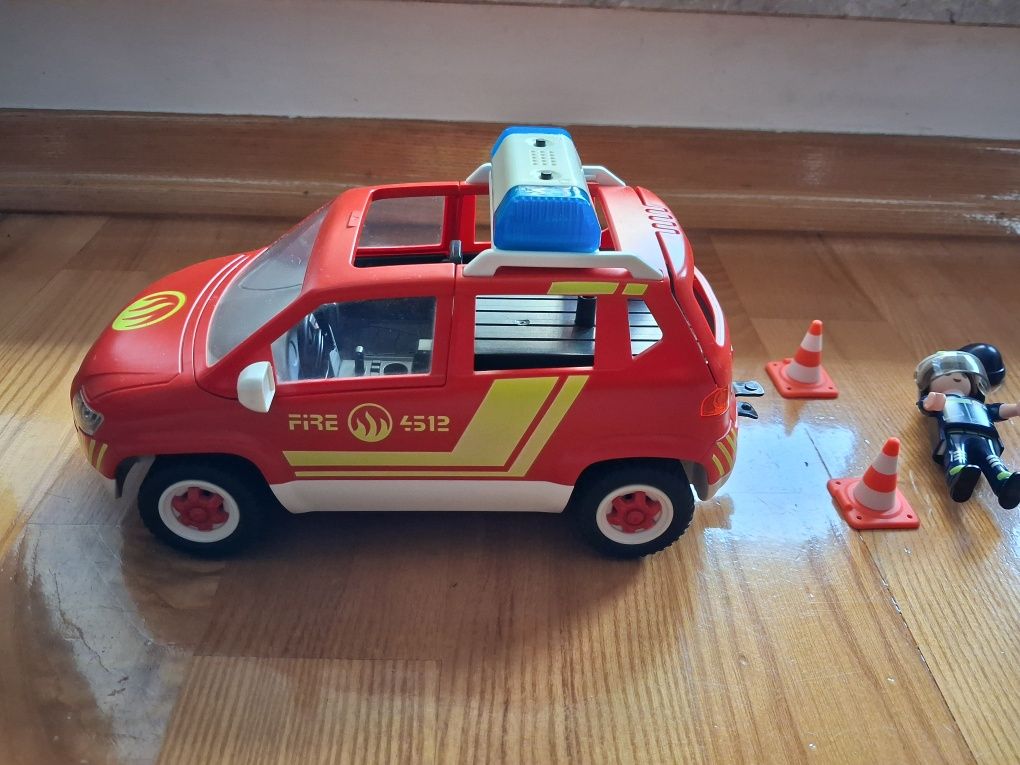 Playmobil 5364 wóz strażacki Samochód Komendanta Straży Pożarnej