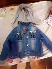Куртка джинсова для дівчинки 2 3 роки