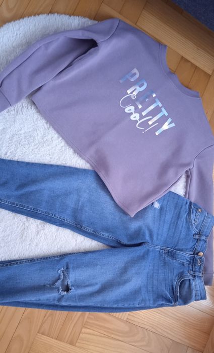 Ubrania dziewczęce, rozmiar 152