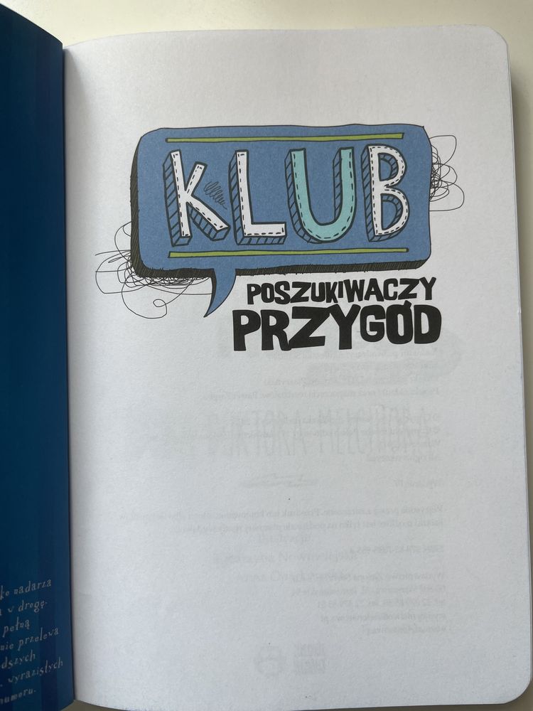 Książka dla dzieci Klub poszukiwaczy przygód Zmora Doktora Melchiora