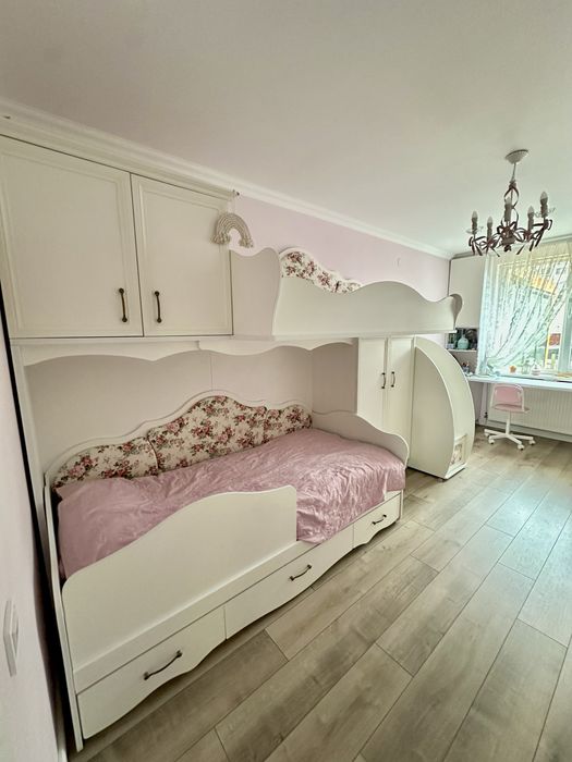 Двоповерхове ліжко горище двоярусне кровать чердак Прованс 2-ярусне