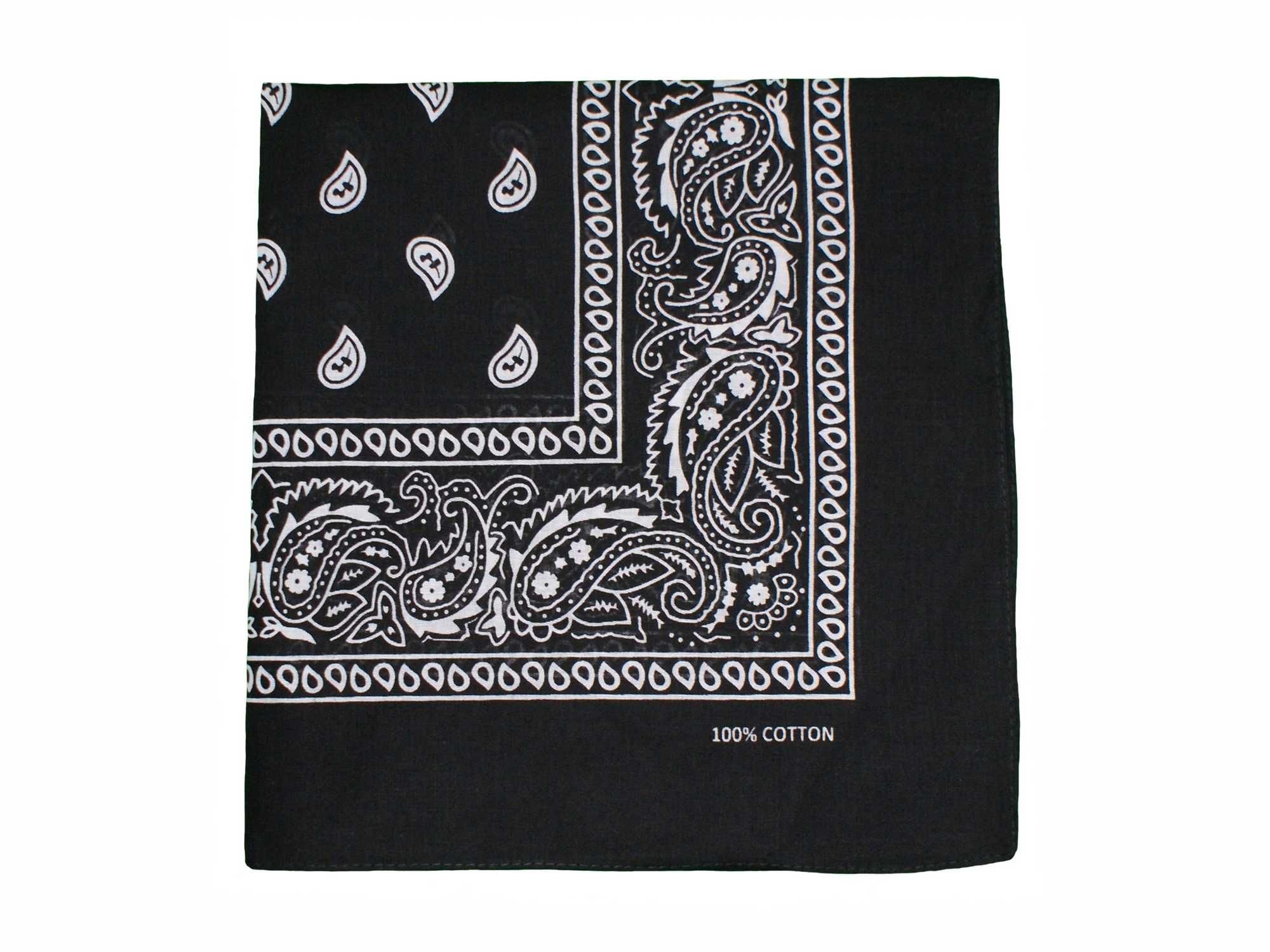 Chusta Bandana Czarna Drill