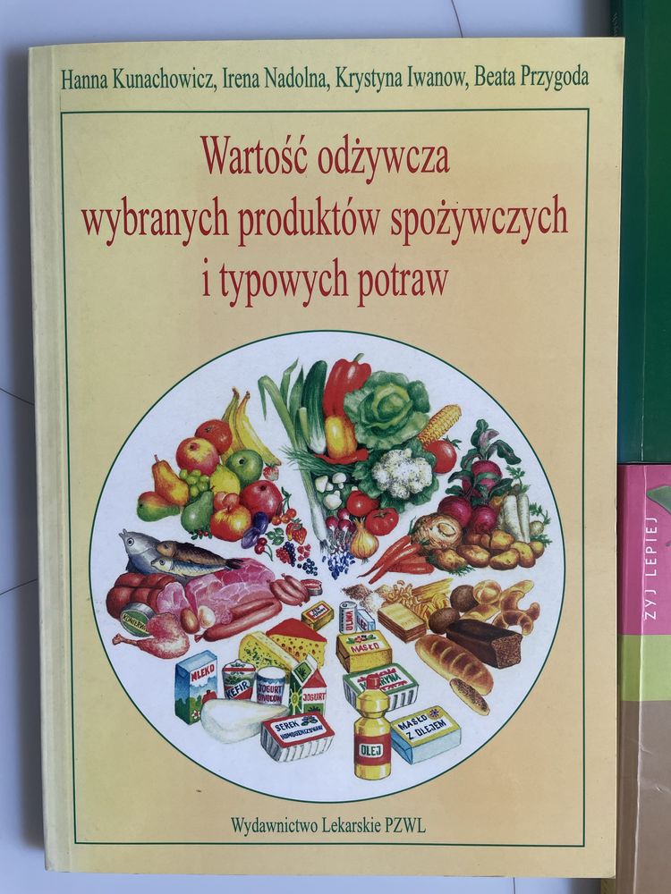 Wielkie tabele kalorii, wartosci odzywczych, witamin