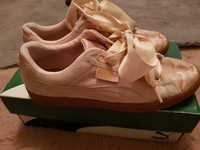 Buty sneakarsy Puma basket Ribbon Pink r. 40.5 (26 cm) stan bdb