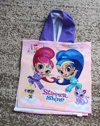 Ręcznik basenowy z kapturem, ponczo Shimmer&Shine