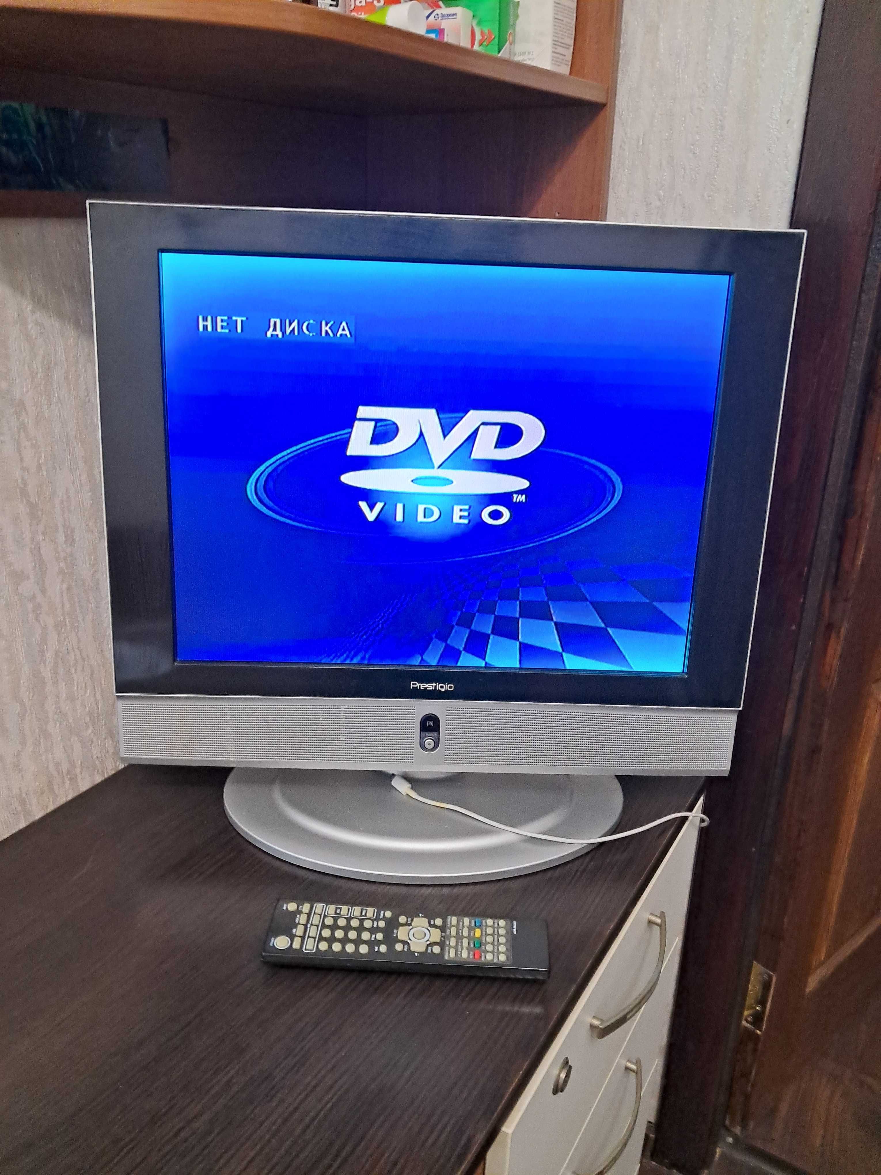 Видеодвойка Телевизор PRESTIGIO P200 DVD-x. TFT  LCD ТV. Диагональ 20