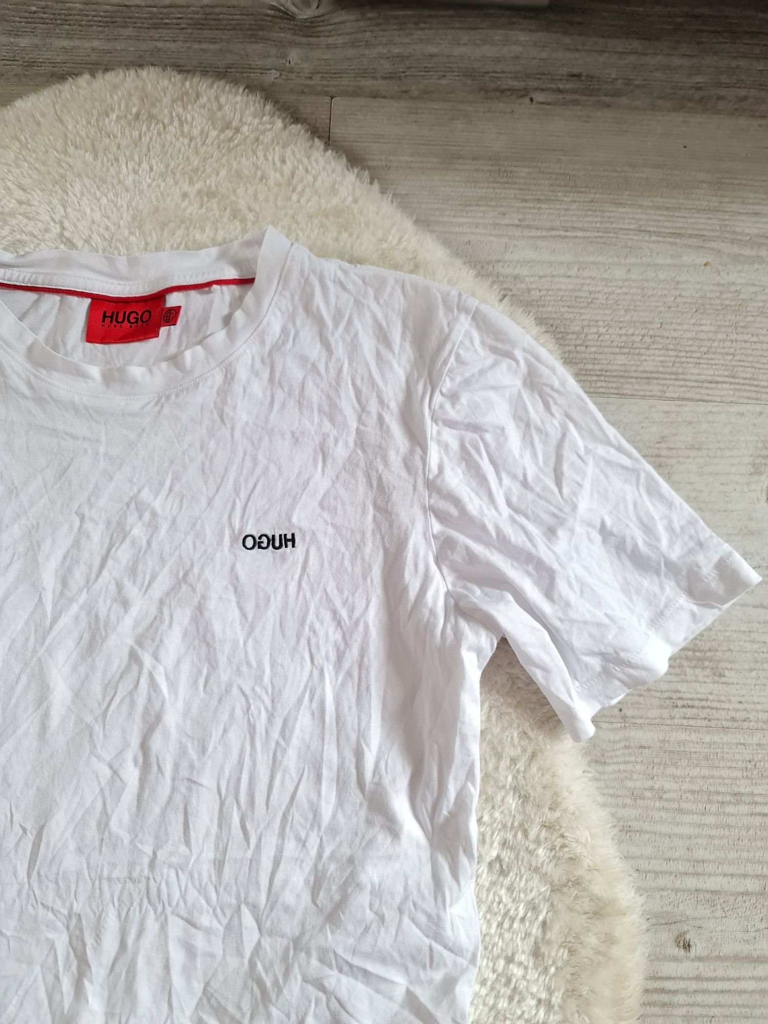 Koszulka T-Shirt Hugo Hugo Boss Biała Rozmiar S
