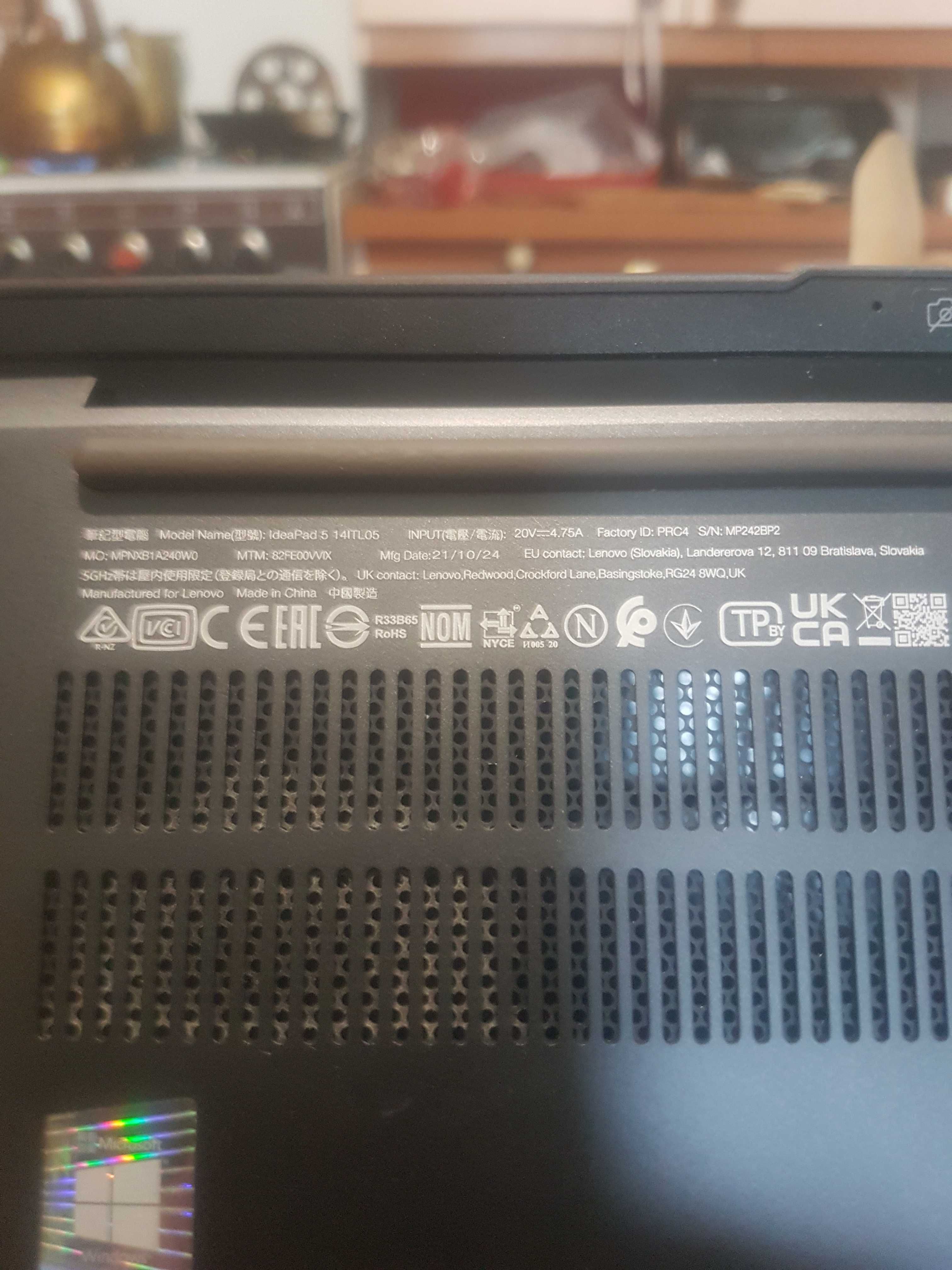 Продам ноут Lenovo  5 14ITL05, LA-K321P, рік  2024.