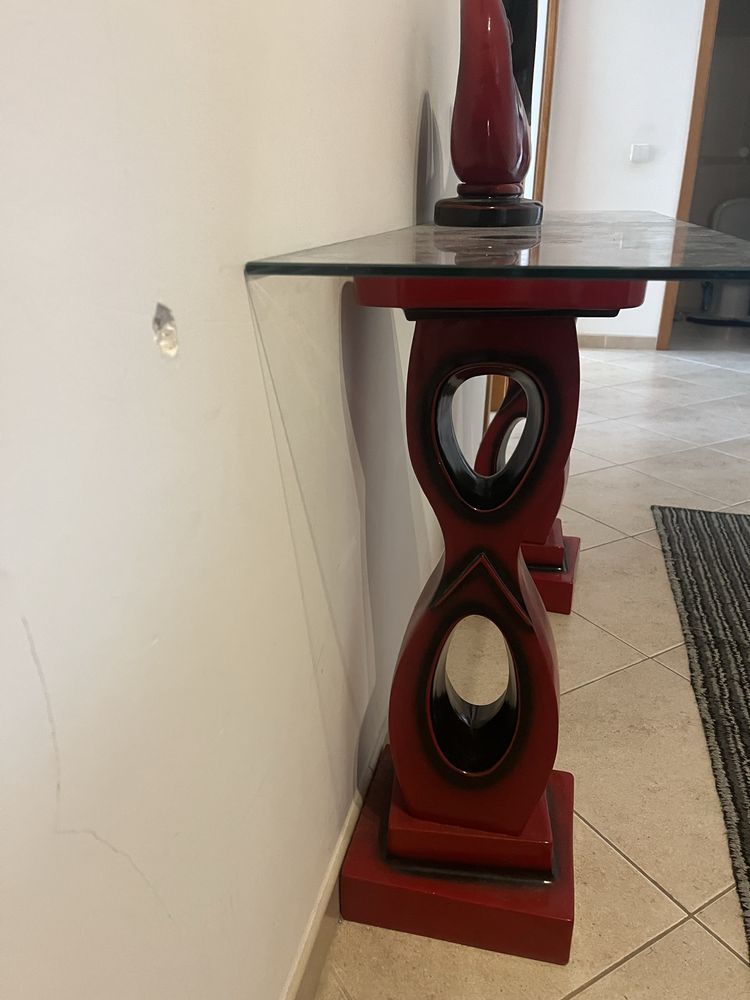 Movel de entrada de vidro