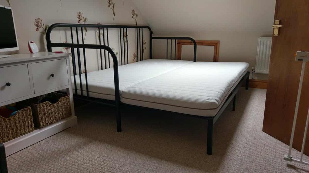 Ikea Fyresdal rama leżanki łóżko rozkładane materac gratis dowóz