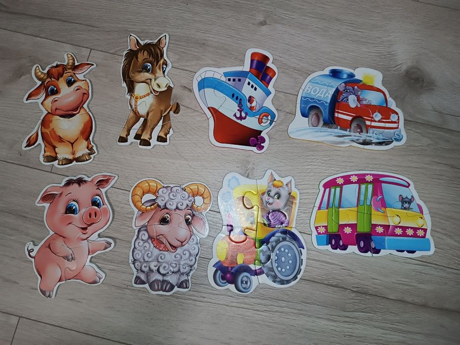 М'які бебі пазли Vladi Toys 8 пазлів