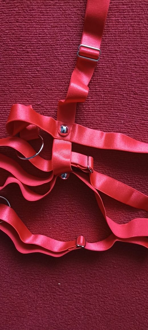 harness paski na pupę uda talię spandex  plus size
