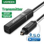 Bluetooth Адаптер 5.0 Передатчик Toslink SPDIF aptX HiFi Ugreen Блютуз