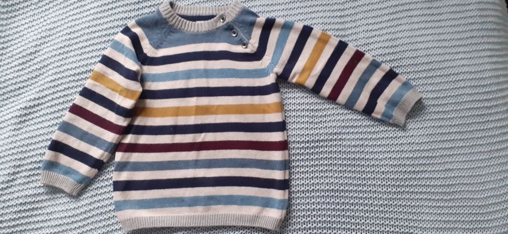 Sweterek w paski H&M r.92