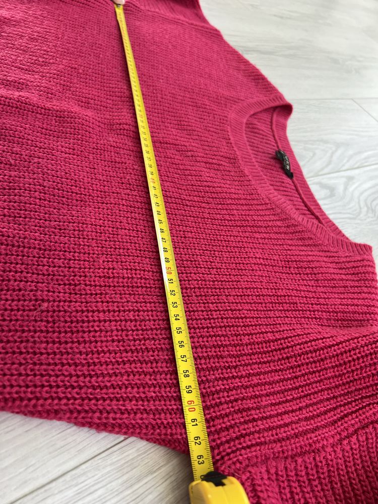Sweter, sweterek oversize Review malinowy