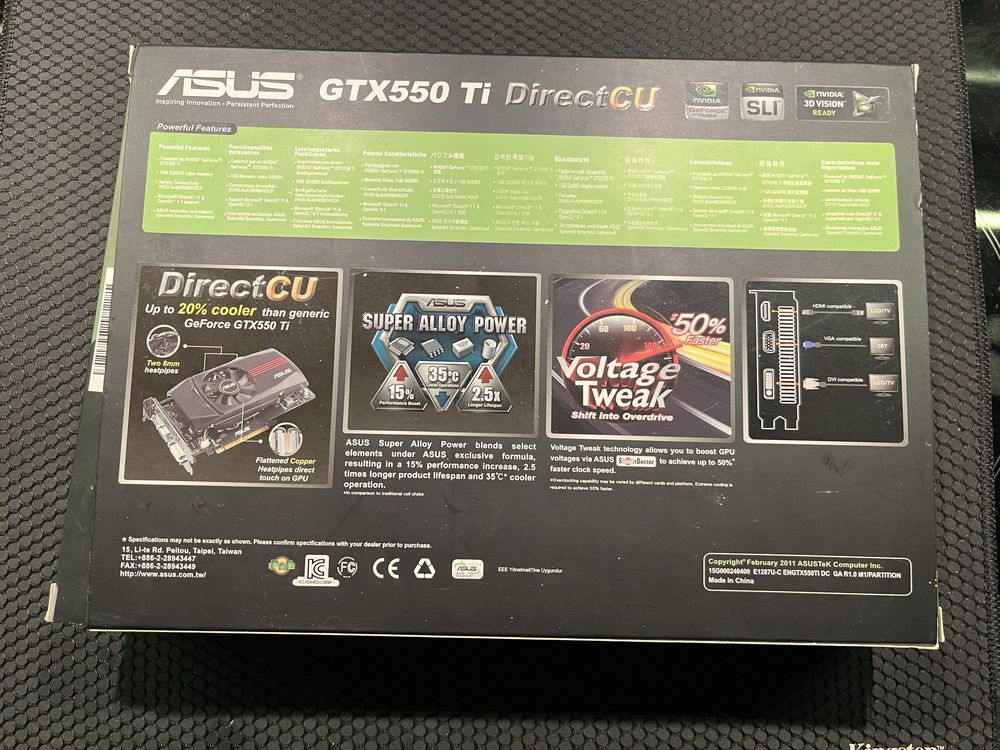 Karta graficzna Asus GTX 550 TI