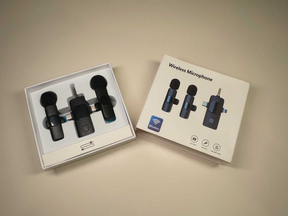 Бездротовий мікрофон Basix 2.4g / K13-1 / (2 мікрофони / 1 приймач)