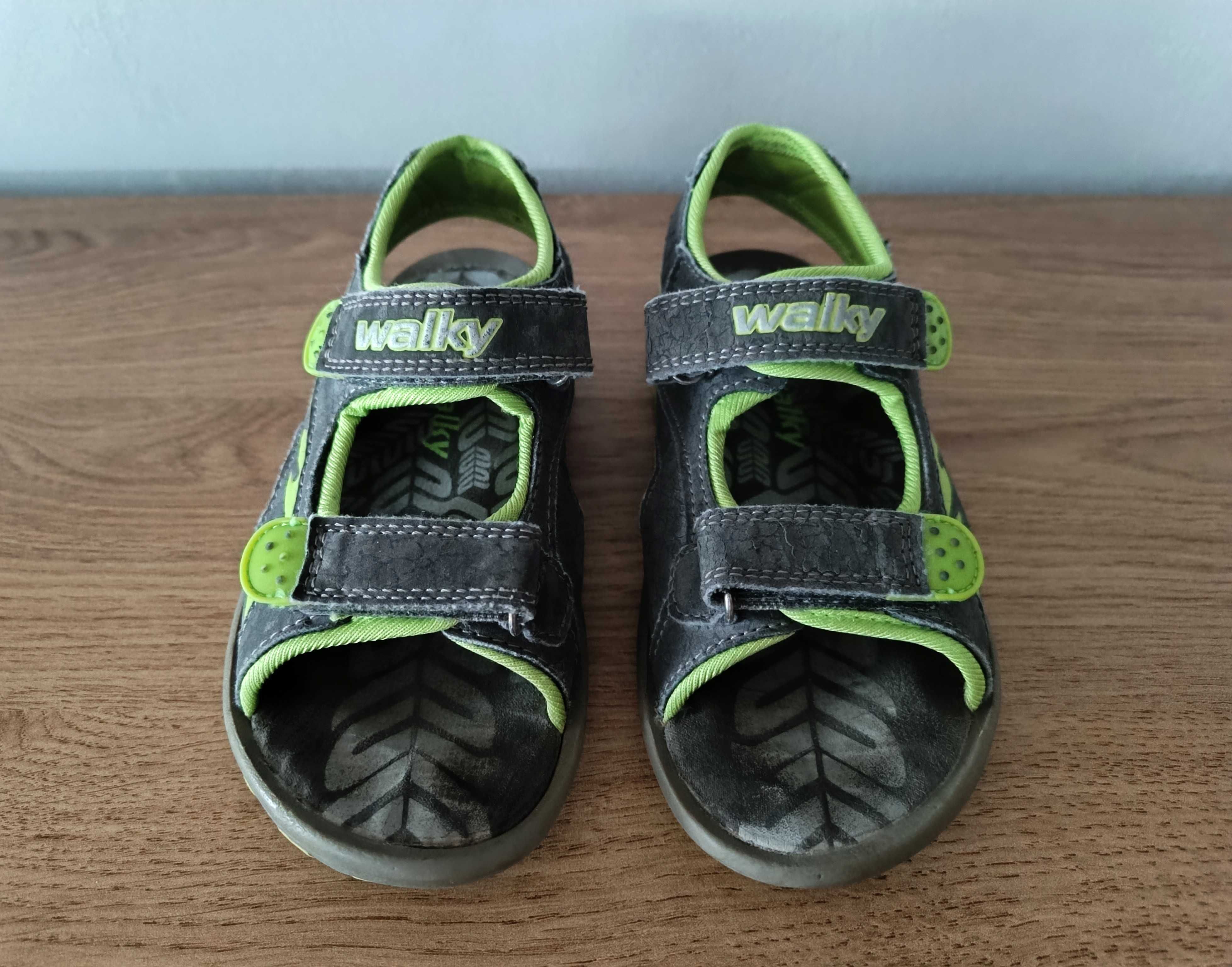 Buty dziecięce sandały na rzep Walky 32