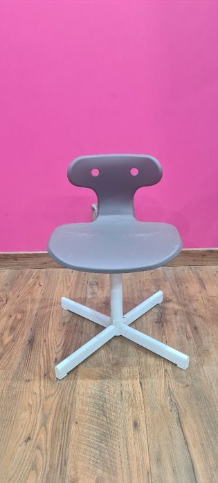 Krzesło biurkowe ikea szary  regulowane 3 pozimy