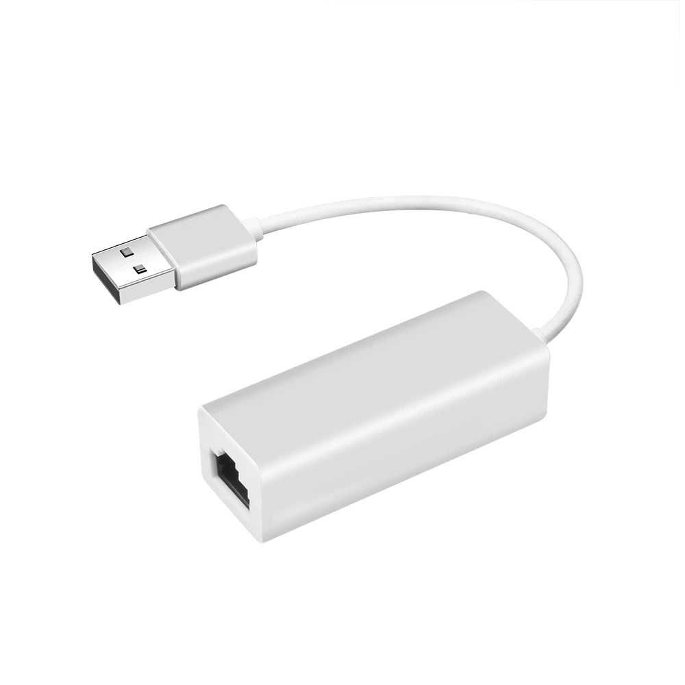 Адаптер USB 2.0 - LAN RJ45 Внешний сетевой адаптер до 100Мбс