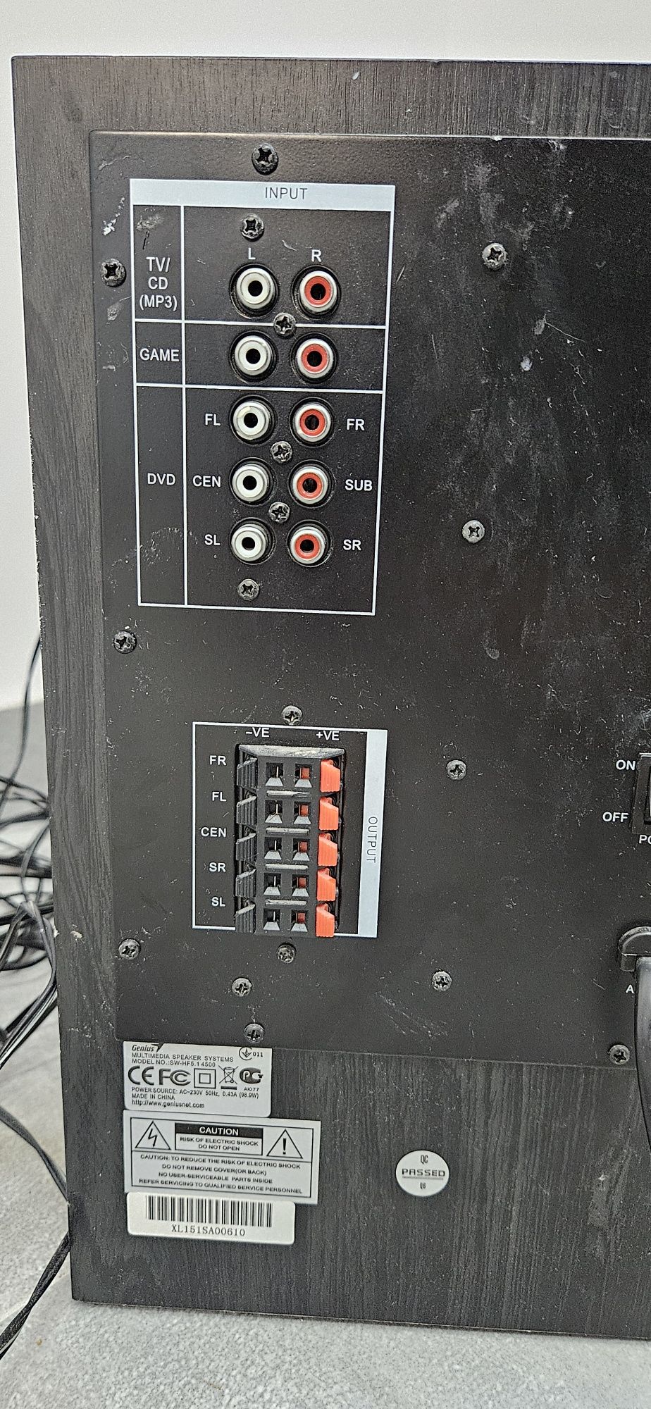 Głośniki Genius 5.1  SW-HF 5.1 4500