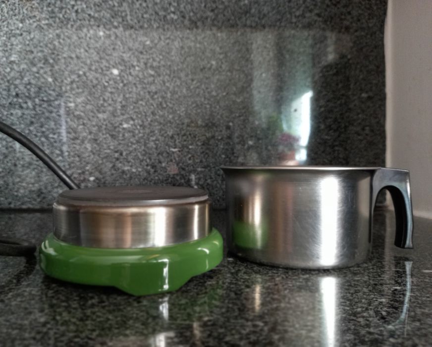 Fogão eléctrico + púcaro (vintage)